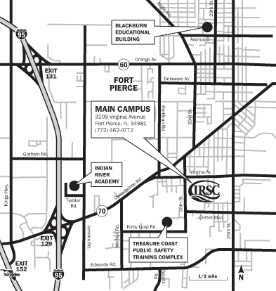 Main Campus Location Map